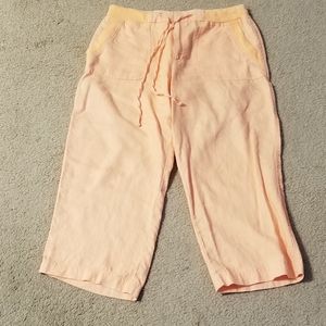Women's Linen Crop Pants